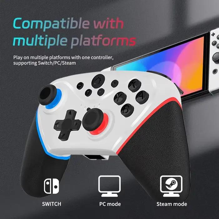 Contrôleur de commutateur sans fil KEKEGAME compatible Nintendo Switch, PlayStation, PC, Android, iOS, Steam occasion spéciale gaming polyvalent