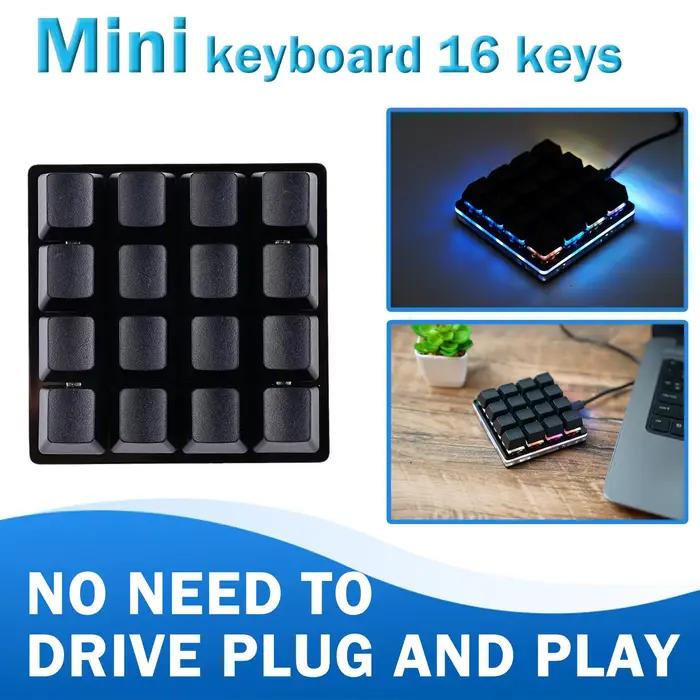 16 touches clic automatique SayoDevice clavier matériel Programmable