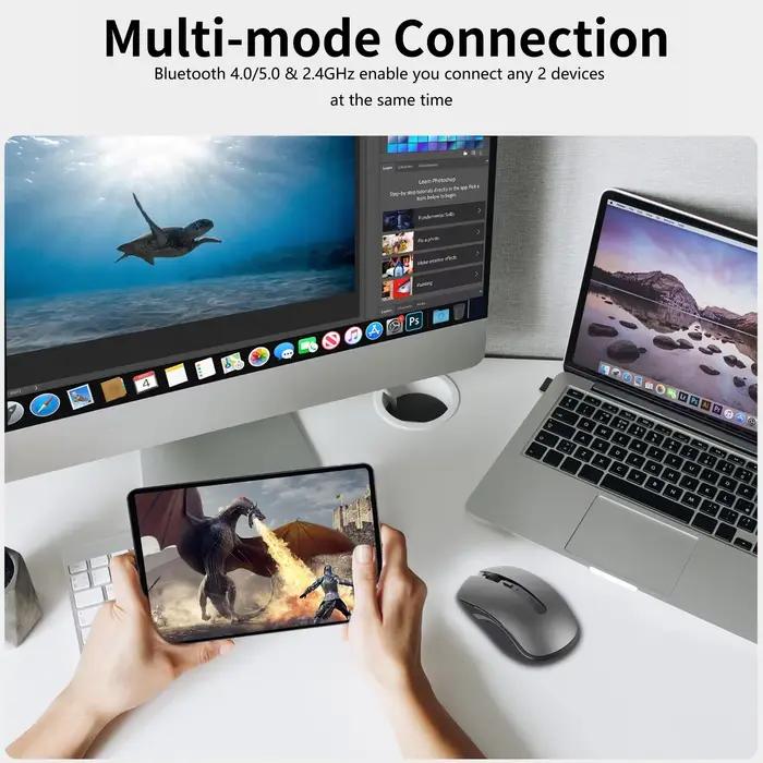 Rapoo-M350G Souris sans fil multi-mode
