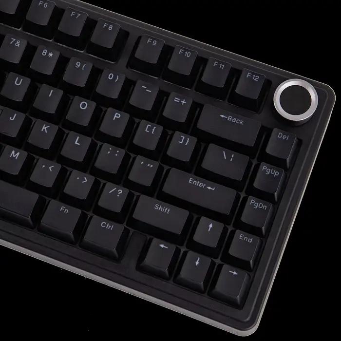 Clavier de jeu filaire AULA F75 75% ANSI US Layout Gasket Hot Swappable ABS Keycap RGB avec bouton