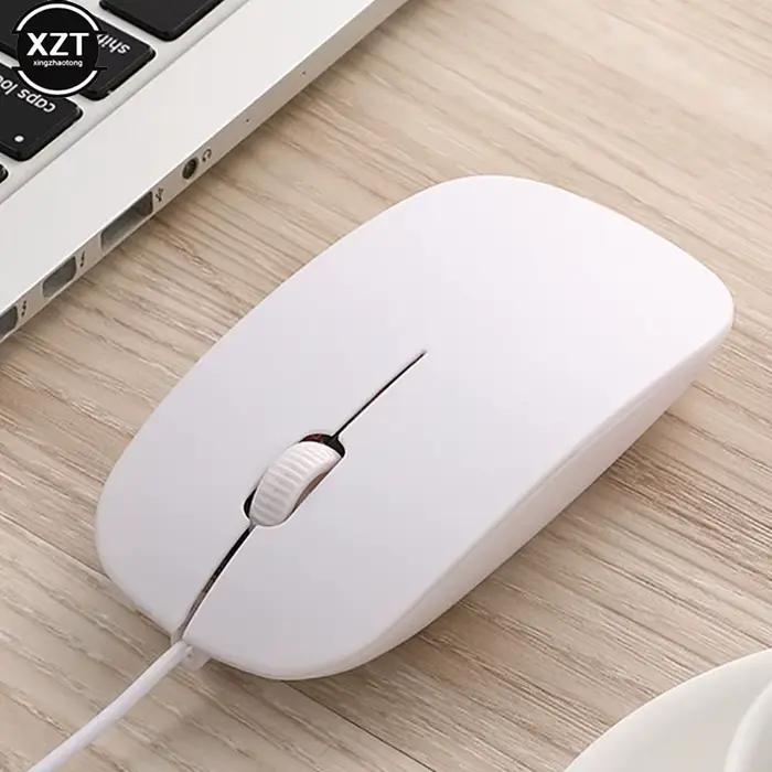 Souris filaire ultra-mince WYMECT 1000 DPI pour ordinateur portable et MacBook Air Pro, design ergonomique et haute précision pour gamer et professionnel