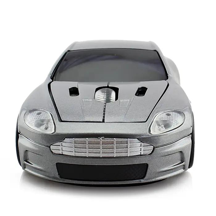 Super voiture souris sans fil 2.4G belle forme Design créatif Plug And Play léger pièces PC portables garçon jouet Mause