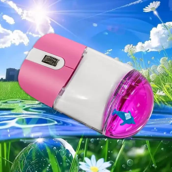 Frutiger Aero mignon flottant océan Animal poupée sans fil Aqua liquide souris 2.4G et Bluetooth