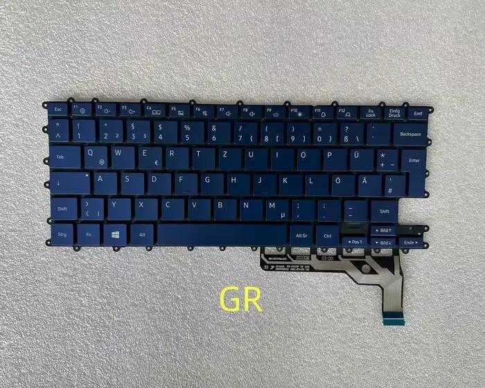 Clavier d'ordinateur portable d'origine anglais/royaume-uni/italie/GR pour Samsung Galaxy Book Flex NP930QCG 930QCG NT930QCG NT930QDA rétro-éclairé