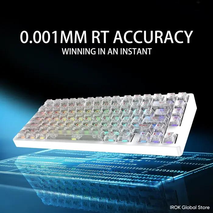 Clavier mécanique de jeu magnétique IROKCA ROTMAS Mars75 Pro Mars75