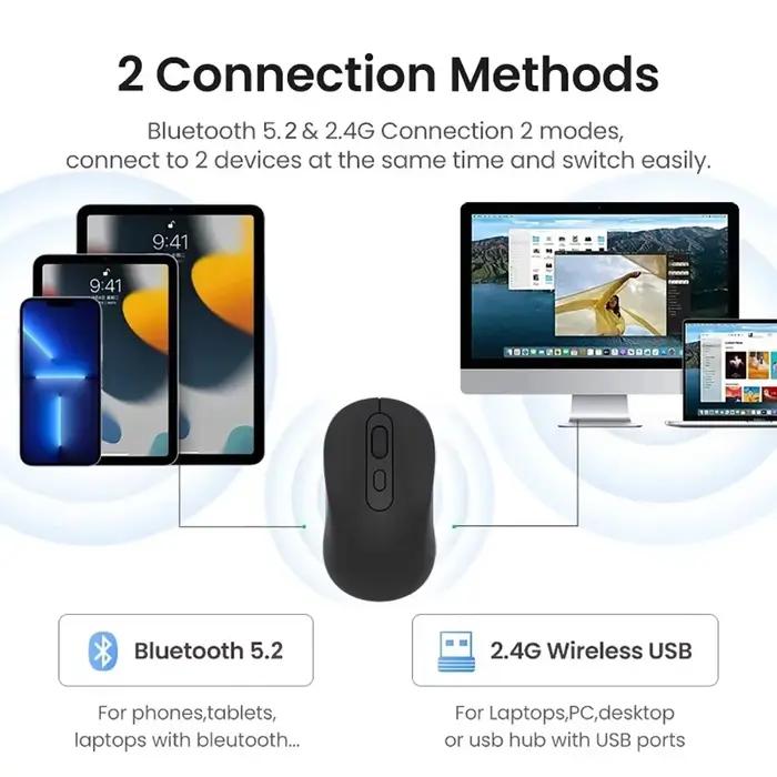 Souris sans fil Bluetooth 5.2