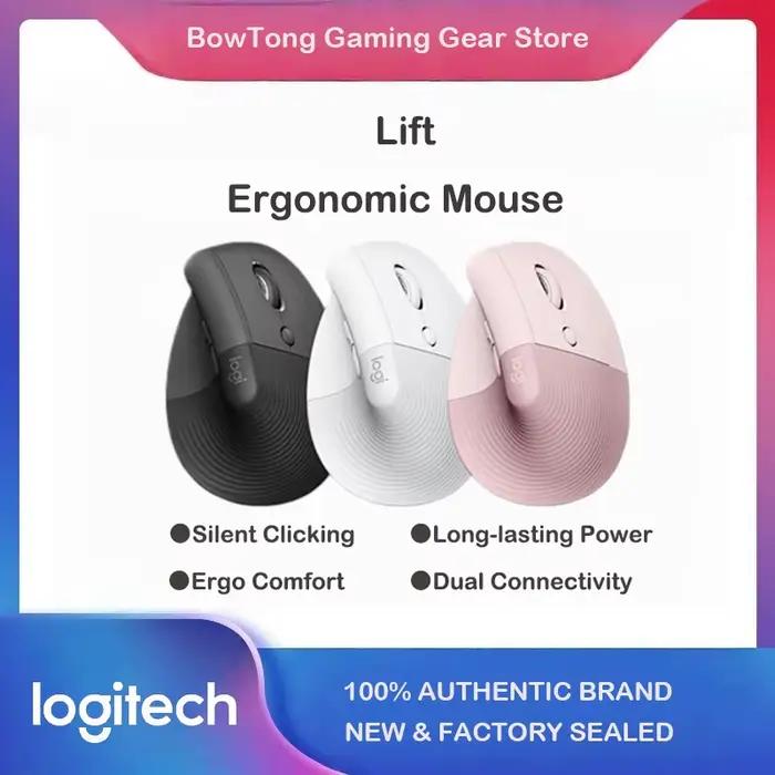 Souris verticale ergonomique sans fil Bluetooth Logitech Lift pour petites mains