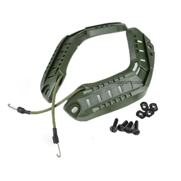 Rail de montage tactique pour casque Fast Helmet en ABS portable universel pour chasseurs et joueurs de paintball