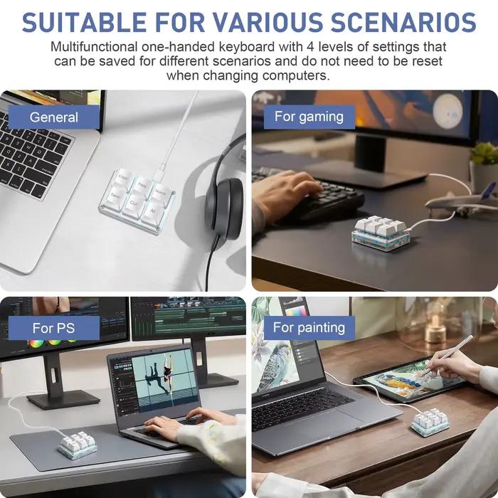 Clavier USB filaire SAYODEVICE à 6 touches