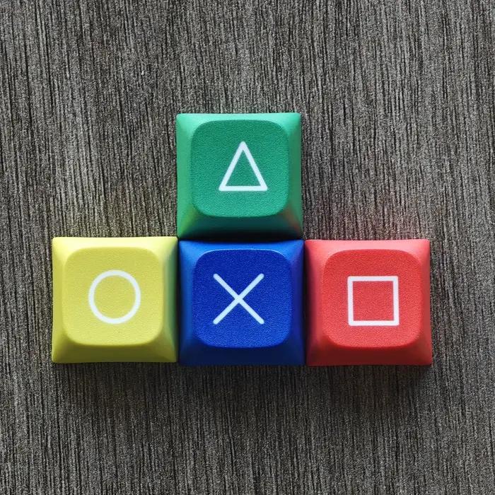 ZDA profil Gameboy thème Keycap flèche touches PBT colorant Sublimation Keycaps haut et bas gauche et droite pour clavier mécanique MX