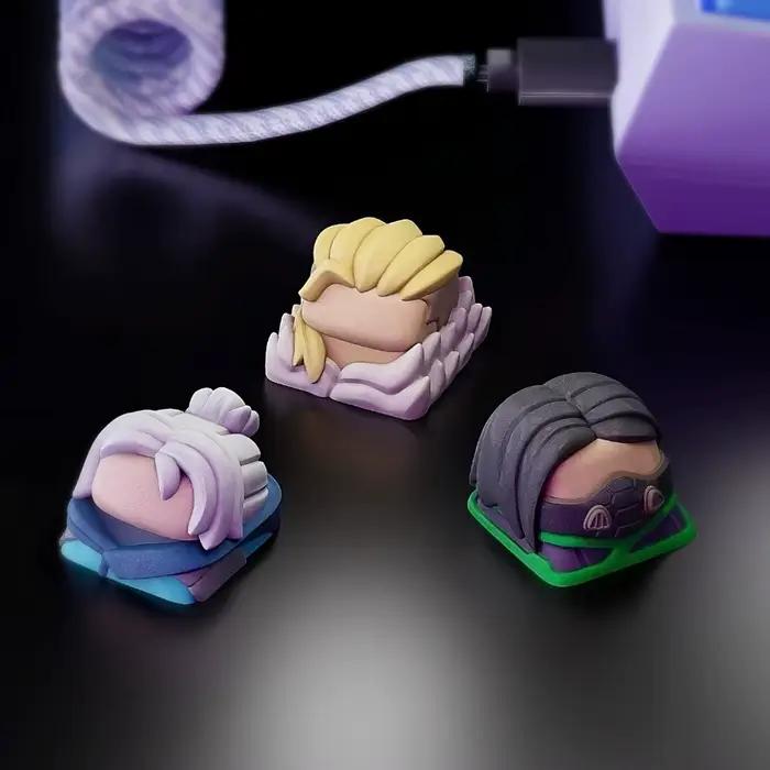 Claviers de personnage de jeu