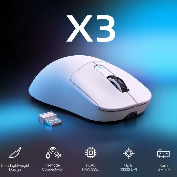 ATTACK SHARK X3 Souris de Jeu Sans Fil
