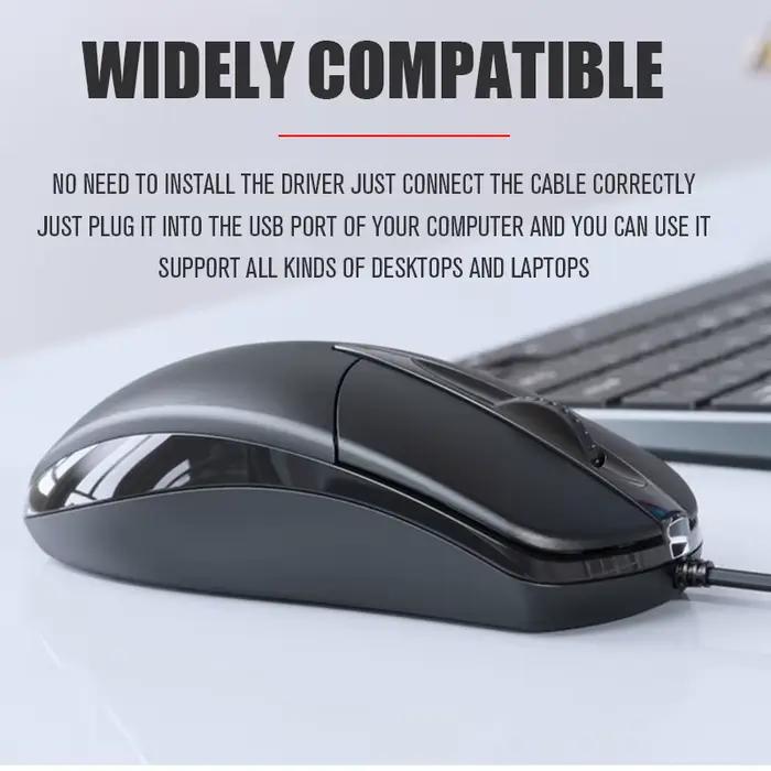 Souris d'ordinateur filaire USB