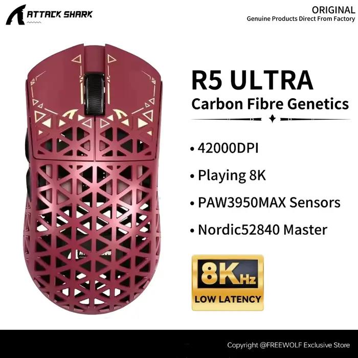 Souris sans fil 8K Polling R5 Ultra