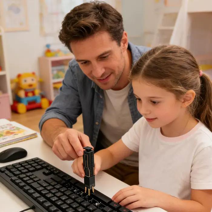 Extracteur de clavier 2 en 1 à 4 griffes