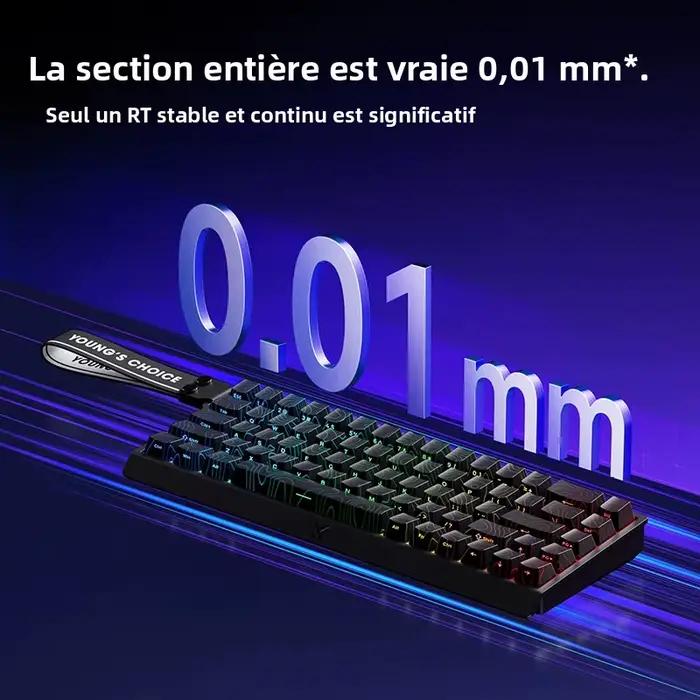 MCHOSE ACE60 Pro ACE68 Esports clavier mécanique filaire interrupteur magnétique échange à chaud
