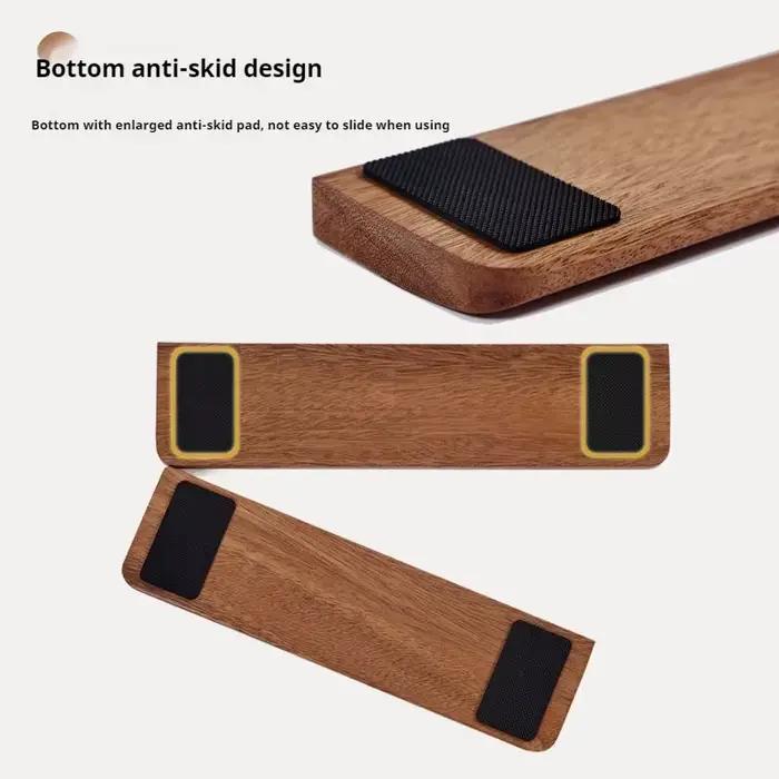 Repose-poignet pour clavier mécanique en bois massif