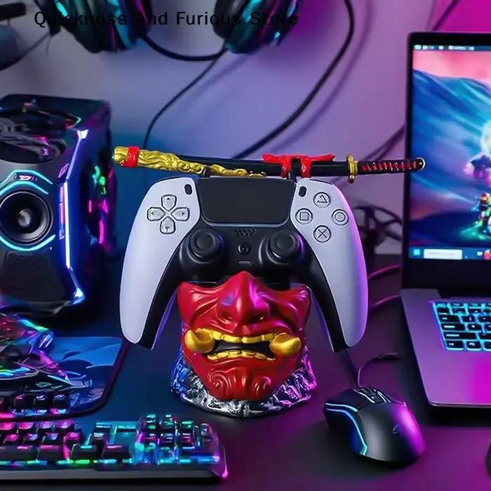 Nouveau support créatif pour manette de jeu God of War 2026 pour PS5/Xbox/PS4 – Décoration de bureau unique
