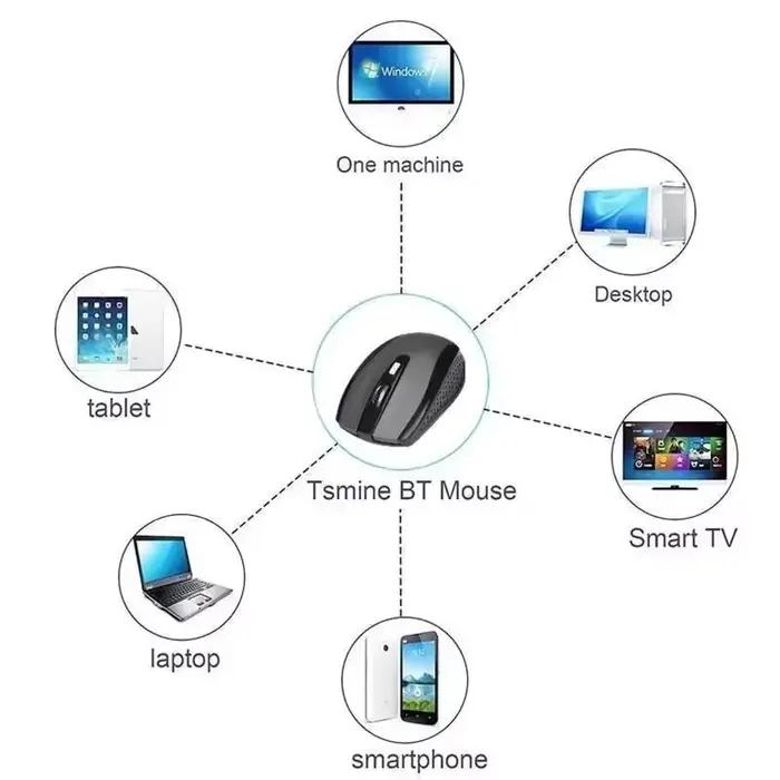 Souris sans fil pour ordinateurs portables et de bureau avec récepteur USB