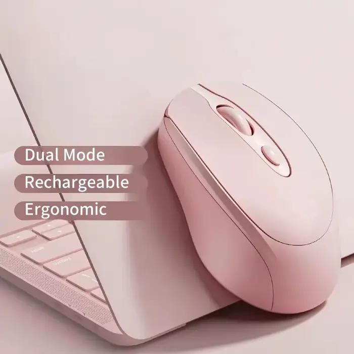 Souris d'ordinateur sans fil rechargeable