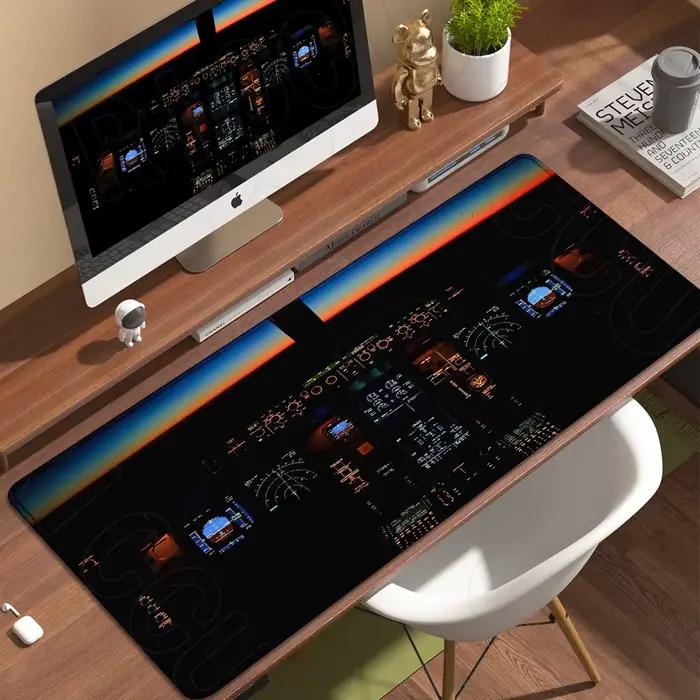 Tapis de souris XXL pour tableau de bord d'avion