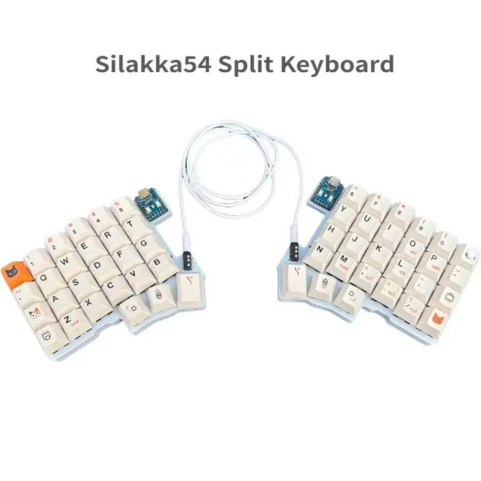 Kit de clavier fendu filaire ergonomique personnalisé
