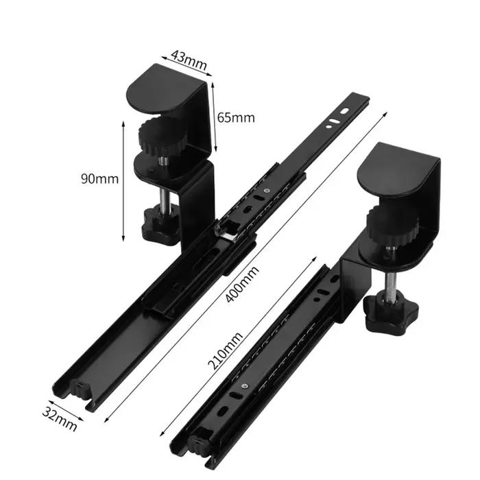 Support de clavier coulissant multifonction sans perçage