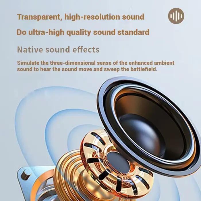 Casque sans fil Bluetooth pour jeux 360 °