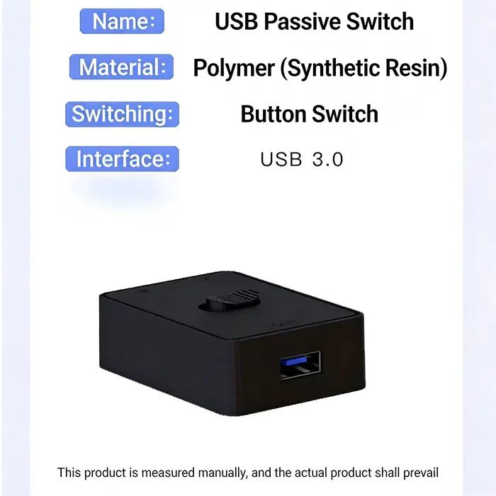 Commutateur KVM USB 3.0 1x2/2x1