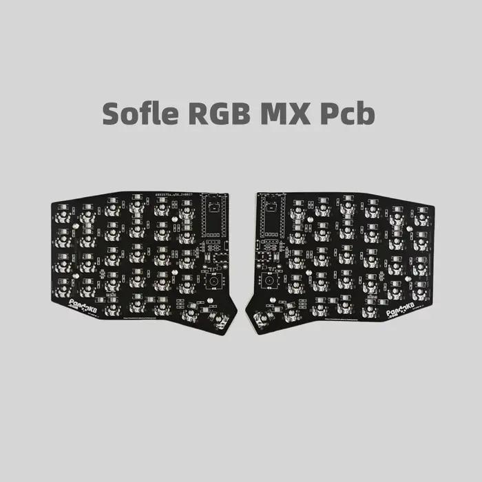 Kit de clavier mécanique Sofle MX Split RGB