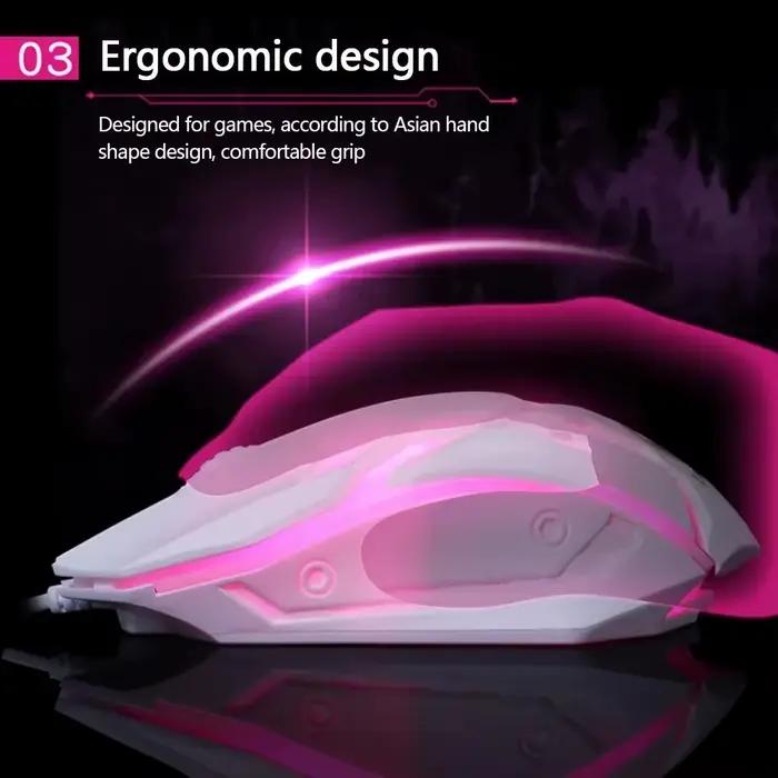 Souris filaire USB rvb colorée Mosue e-sports