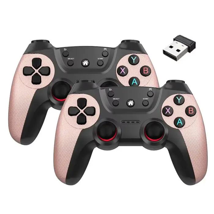 Manette de jeu double sans fil pour jeu vidéo Linux