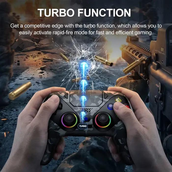 Manette de jeu sans fil RGB pour Playstation 5
