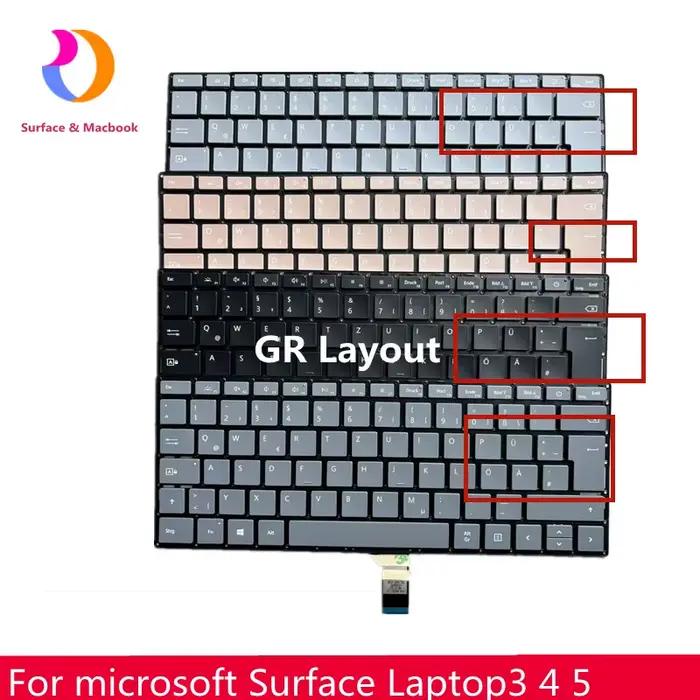 Nouveau clavier d'origine pour ordinateur portable Surface 3 4