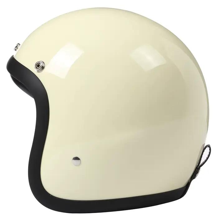 Casque ouvert vintage japonais TT&COCASCOS Small Shell Jet Cafe Racer 500TX Scooter 3/4 pour moto