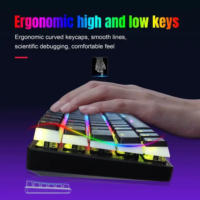 Clavier mécanique filaire à 61 touches