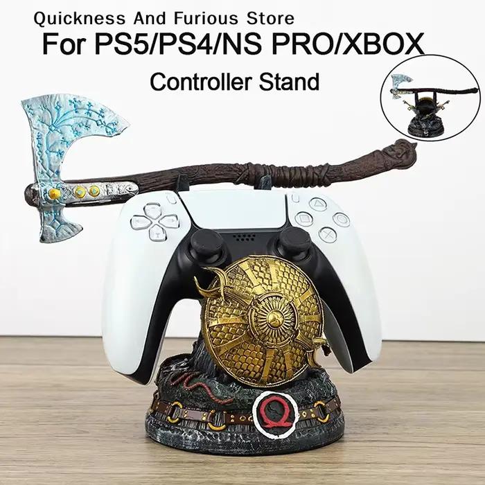Nouveau support créatif pour manette de jeu God of War 2026 pour PS5/Xbox/PS4 – Décoration de bureau unique