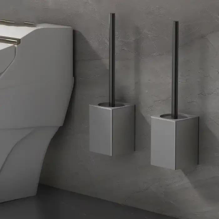 Brosse de toilette support