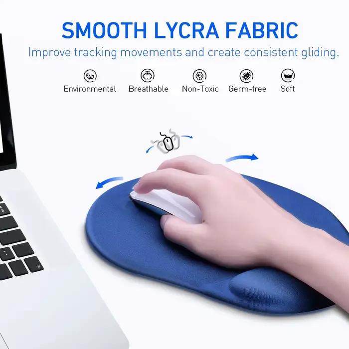 Tapis de souris de jeu ergonomique avec repose-poignet pour ordinateur portable clavier