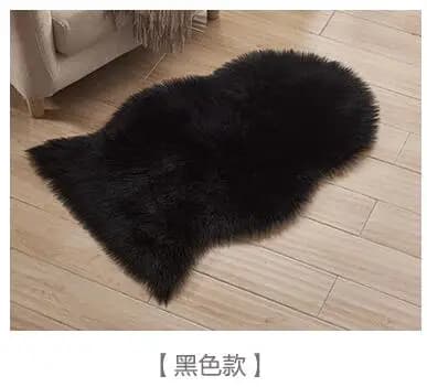 Peau de mouton artificielle en fausse fourrure pour canapé et salon, fausse laine, polaire moelleuse