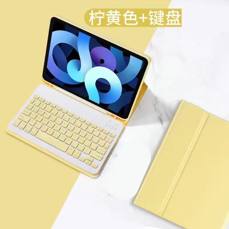 Pour iPad 5e 6e génération 9.7 pouces étui avec clavier, clavier sans fil détachable + housse de tab