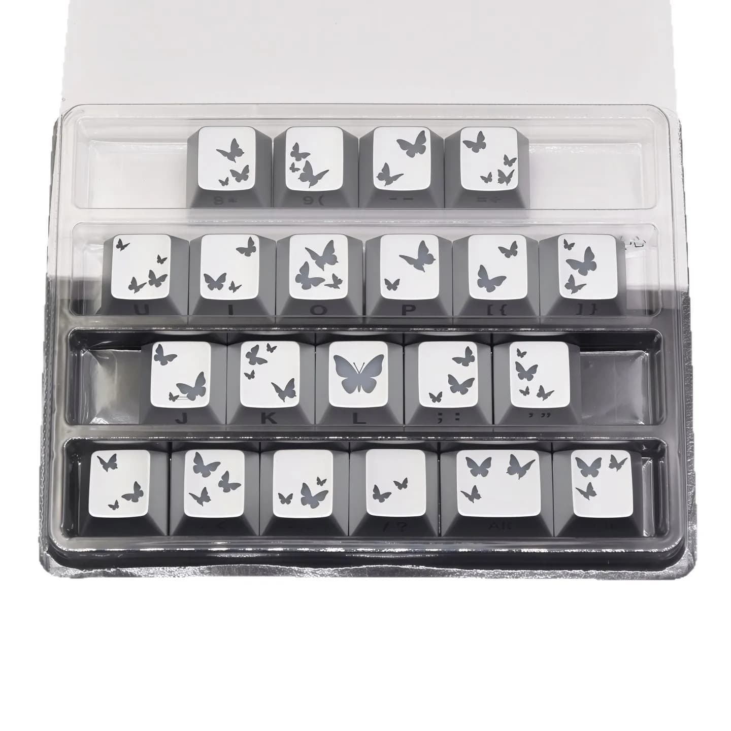 Clavier magnétique AULA WIN60 HE, 21 touches, touches papillon, filaire, déclencheur 8K, retour 8K,