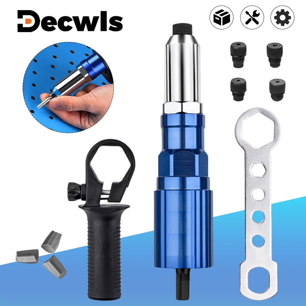 Machine à riveter, adaptateur de pistolet à rivets électrique, outils de rivetage domestiques 2,4 mm