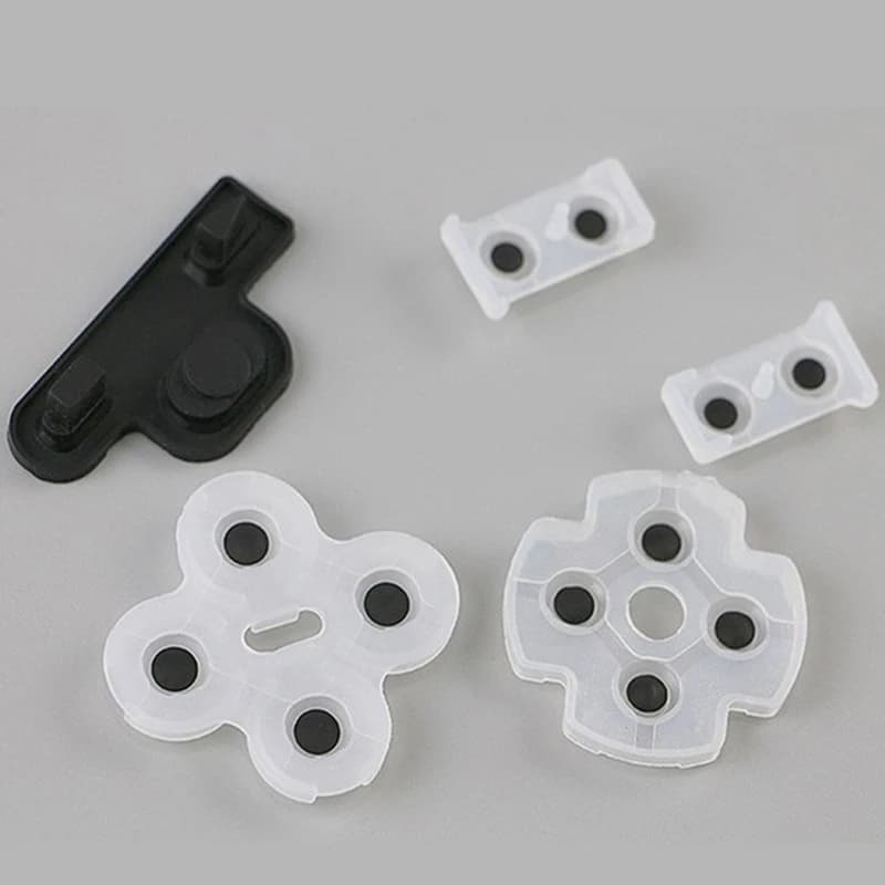 100% tout neuf 5 pièces pour contrôleur Ps3 caoutchouc conducteur caoutchouc souple silicone bouton