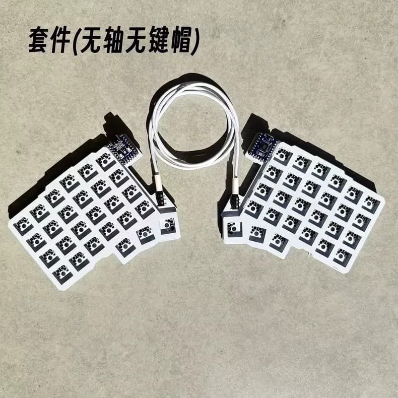 Silakka54 clavier mécanique divisé ergonomique échangeable à chaud QMK VIAL Programmable RP2040 zéro