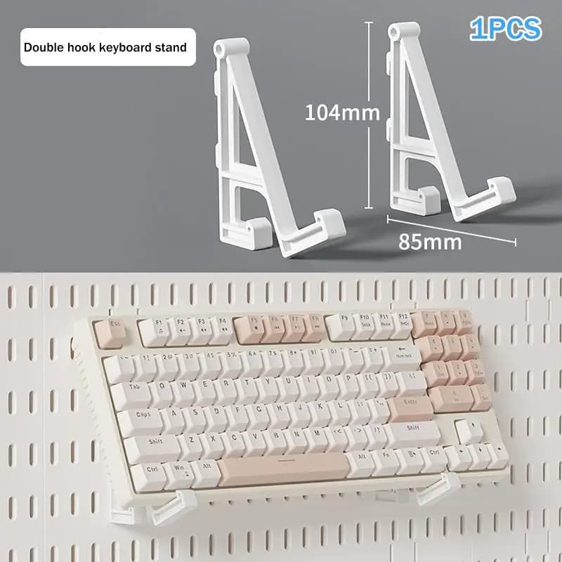Support mural pour clavier mécanique, crochet ABS pour panneau perforé, support mural pour souris