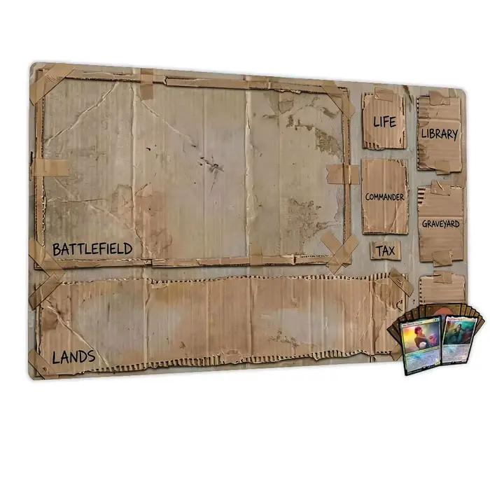Tapis de jeu MTG au design vintage en carton, tapis de jeu de cartes Magic pour OPGG, tapis de jeu R