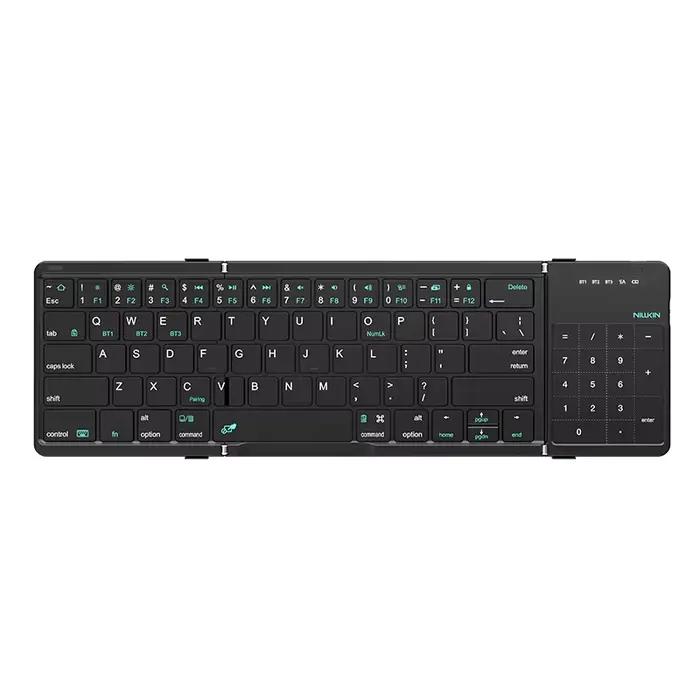 NILLKIN clavier Bluetooth pliant avec pavé tactile pour Smartphone Windows IOS Android PC bureau Min