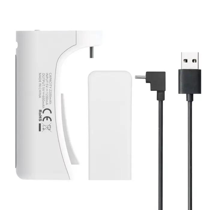 Pour la manette de jeu PS5, batterie de charge 2000mAh, batterie USB type C, affichage LED, kit de c