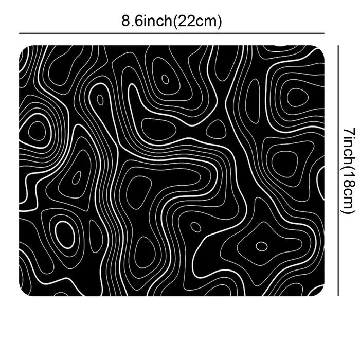 Grands tapis de souris pour bureau, tapis de souris de jeu, tapis de souris avec bords cousus et Bas